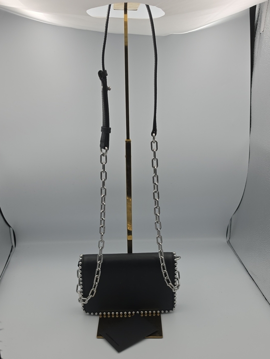 Alexander Wang Handbags - Alexander Wang Attica Biker Silver Chain Flap Stud Small Crossbody Bag (EUC)🖤🩶